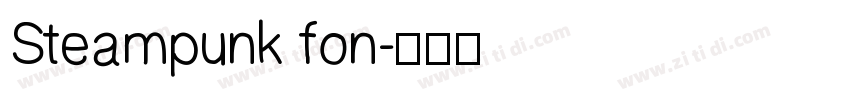Steampunk fon字体转换